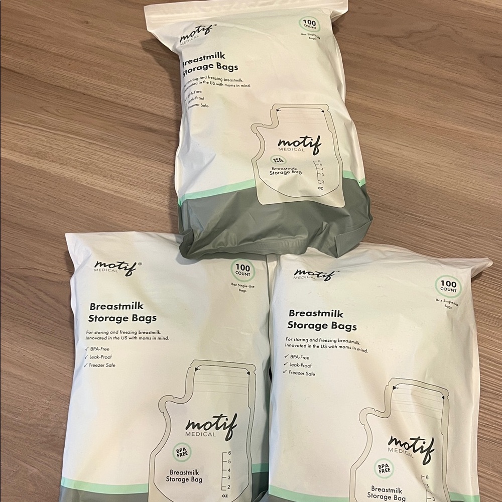 Motif Breastmilk Storage Bags 3 count